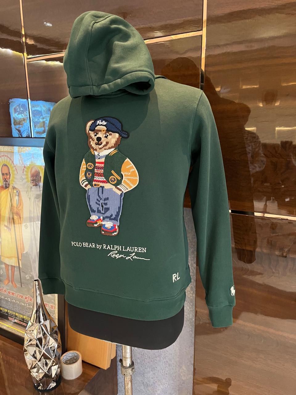 HOODIE : RL POLO HOODIE GREEN
