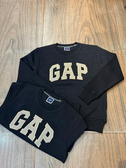 SWEATSHIRT : GP SWEATSHIRT BLACK BEIGE